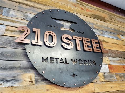 metal sheet logo|custom metal signs with logo.